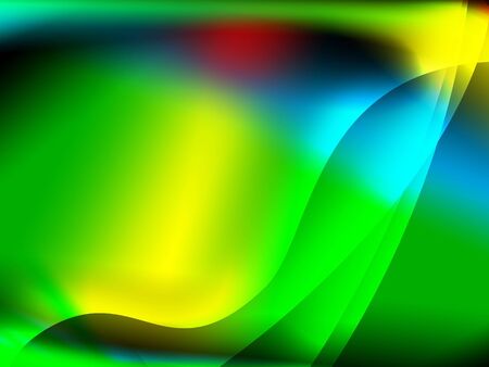 colorfull abstract backgrjund with green red and yellow space の写真素材