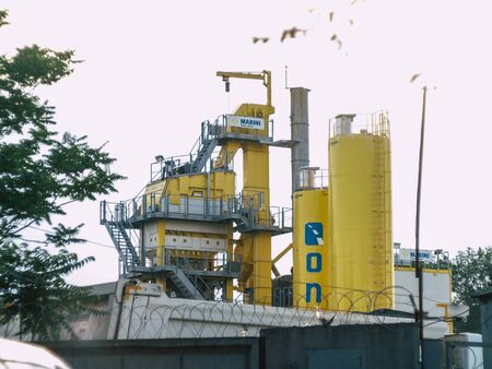 factory industry, urbanization of city pipe factories