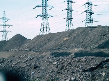 factory industry, urbanization of city pipe factoriesの写真素材