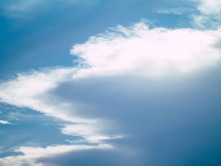 beautyfull Gently blue sky on a warm summer eveningの写真素材
