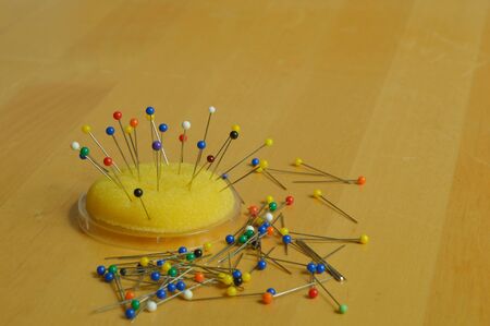 Pin colorfulの写真素材