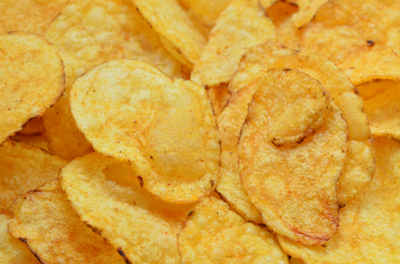 Potato chipsの写真素材