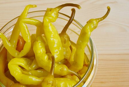hot pepper marinadedの写真素材