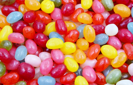 colorful jellybeansの写真素材