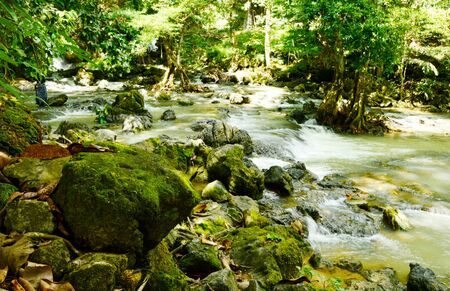Emerald pool Thailand.の写真素材
