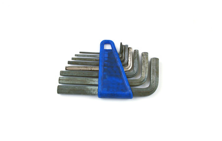 Hex Key Set on white background