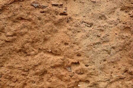 Old stone wall at The temple of Poseidon, Greece for wallpaper and textureの写真素材