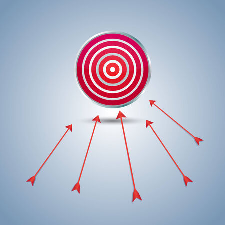 Target and Arrowのイラスト素材