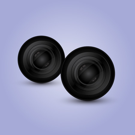 Camera lens, Camera photo lensのイラスト素材