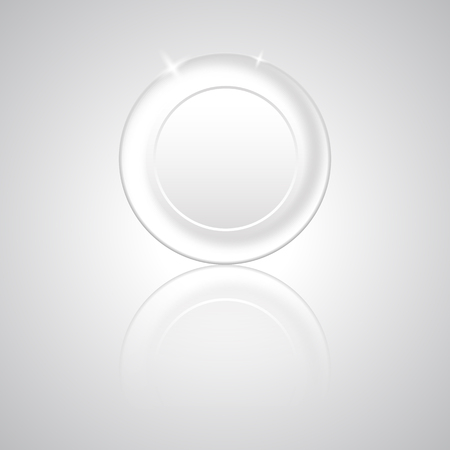 dish on background, clean dishのイラスト素材