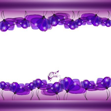 Vector abstract flower background,stylish colorful flower,colorful flower background, Beautiful colored flowers, space for textのイラスト素材