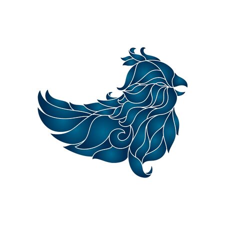 Vector illustration of decorative bird Decorative bird Vector for designのイラスト素材