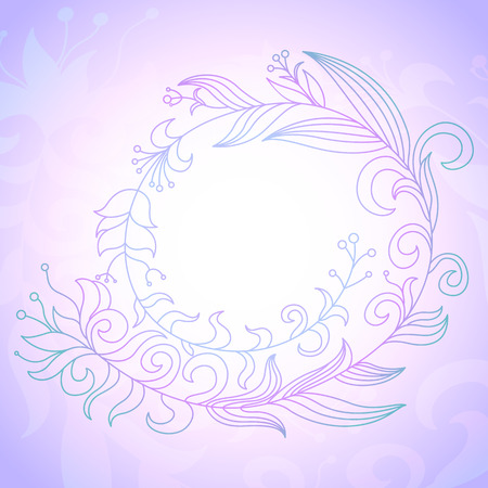 Flower Illustration Floral Background place your textのイラスト素材