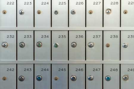 a lot of boxes for storing personal valuable thingsの写真素材