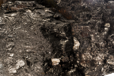 structure of coal stones, the texture of hard coal close-upの写真素材