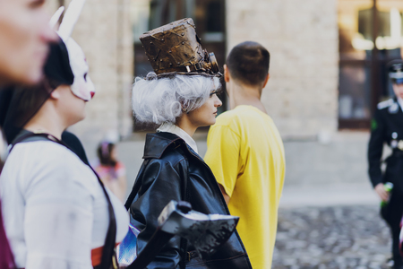 September 22, 2018 Kiev, Ukraine, Art Plant Platform. festival of modern pop culture COMIC CON,のeditorial素材