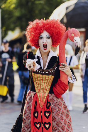 September 22, 2018 Kiev, Ukraine, Art Plant Platform. festival of modern pop culture COMIC CON.のeditorial素材