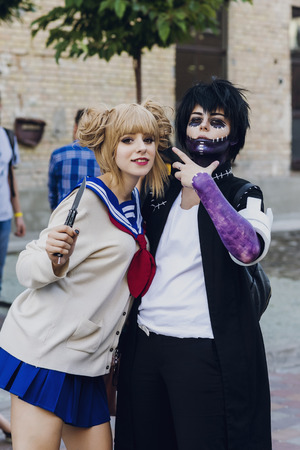 September 22, 2018 Kiev, Ukraine, Art Plant Platform. festival of modern pop culture COMIC CON.のeditorial素材