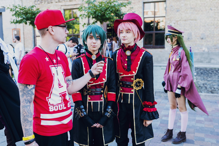September 22, 2018 Kiev, Ukraine, Art Plant Platform. festival of modern pop culture COMIC CON Ukraine fans of animation, cinema, games and literature! September 22, 2018 Kiev, Ukraine, Art Plant Platform.のeditorial素材