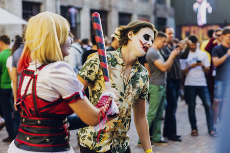 September 22, 2018 Kiev, Ukraine, Art Plant Platform., festival of modern pop culture COMIC CON....