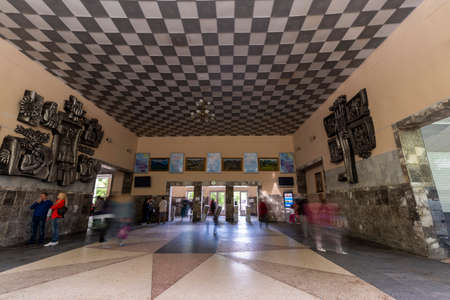 Truskavets, Lviv Region, Ukraine, May 24, 2019, 
Interior of the Mineral Water Pump Room No. 1のeditorial素材