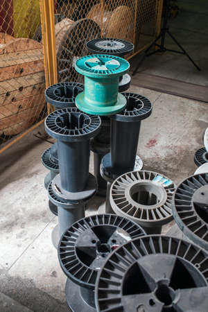 industrial plastic coil wire coil wireの写真素材