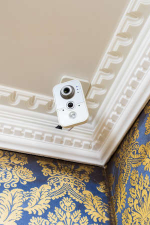 Interior ceiling video camera