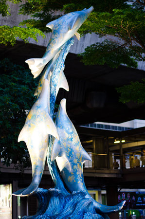 dolphin bangkokの写真素材