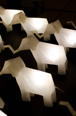 Elephant lampの写真素材