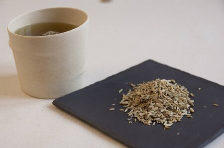 Close-up view of Fennel Seeds