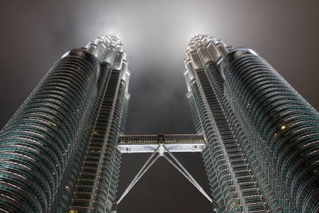 Kuala lumper, Malasia-December 30, 2010 : Night views of Landmark on December 30,2010 Petronas Twins...