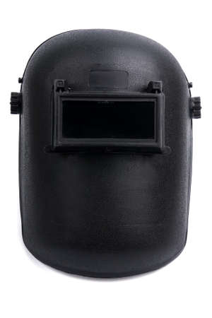 Welder mask on white background.の写真素材