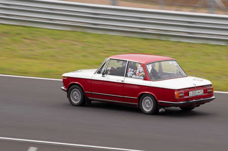 BMW 2002 old car race track
