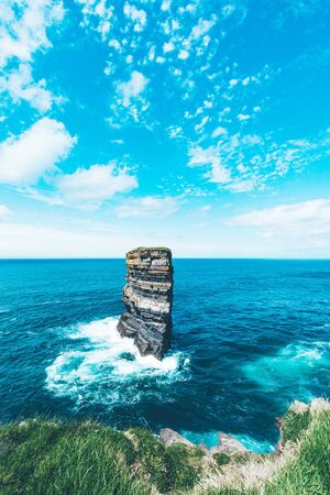 Mayo, Ireland, Patrick Head view.の写真素材