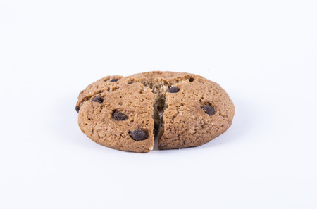 image of cookie isolated close upの写真素材