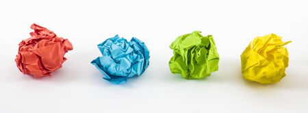 image of paper crumpled color textureの写真素材