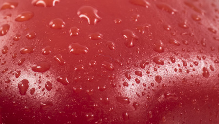 Image of pepper texture with water drops macroの写真素材