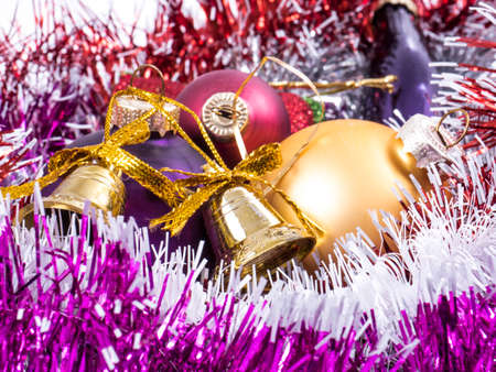 Image of christmas toys isolated close up.の写真素材