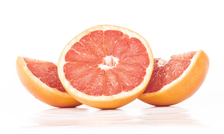 Image of grapefruit isolated close up.の写真素材