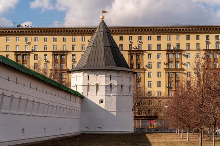 Moscow. Novospassky Monasteryの写真素材
