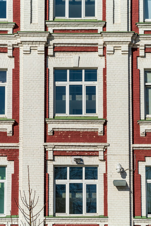 Fragments of building facadesの写真素材