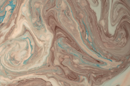 Beautiful abstract background made of mixed multicolored paints