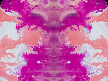 Abstract pattern of liquid mixed oil paints.