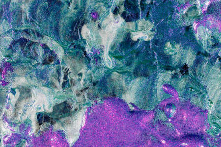 Abstract background created from golden paint