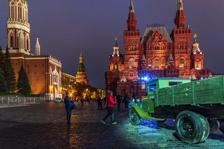 Moscow, Russia - November 7, 2022: Exhibition of military equipmentのeditorial素材