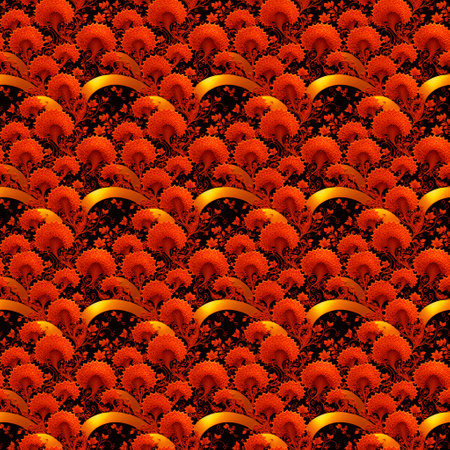 seamless texture floral pattern in arabic and indian styleの写真素材