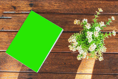 Blank paper or copyspace to put content in the project as needed.の写真素材