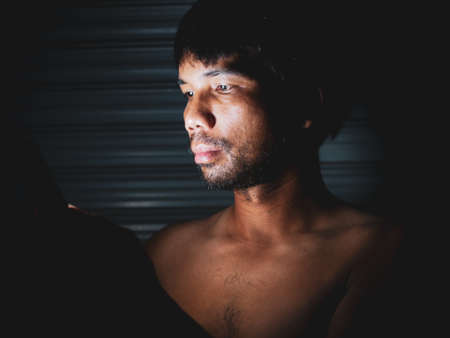 medium roast coffee beans In the top wooden dish is placed on a brown wooden table. Image idea for coffee related work backgrの写真素材