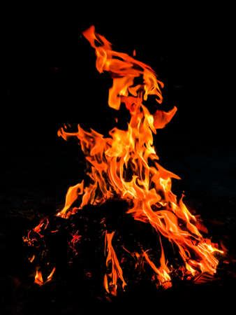 Abstract background image of flames on black background.
