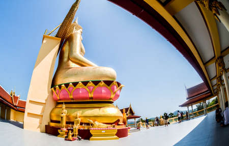 Big Buddha Temple with large Buddha images, February 14, 2017, Koh Samui District, Surat Thani, Thailand.のeditorial素材